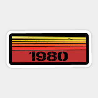 vintage retro 80s Sticker